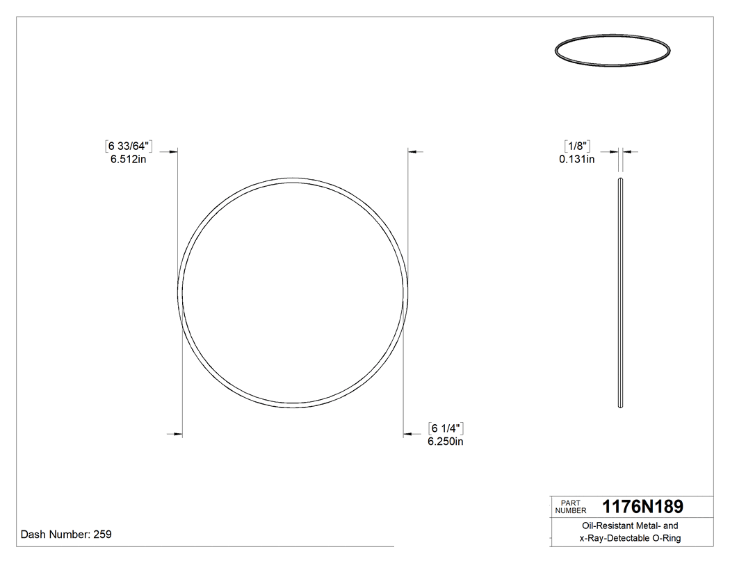 Technical drawing - 1176N189